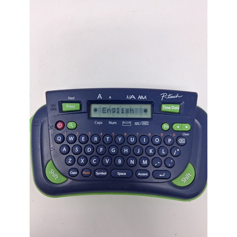 Brother PT-80 P-touch Electronic Labeling System Tested Working Q